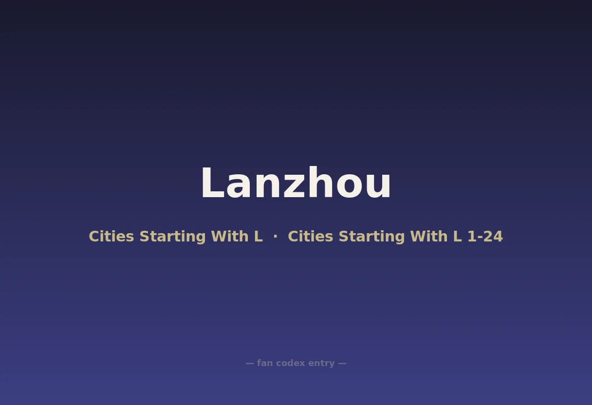 Lanzhou