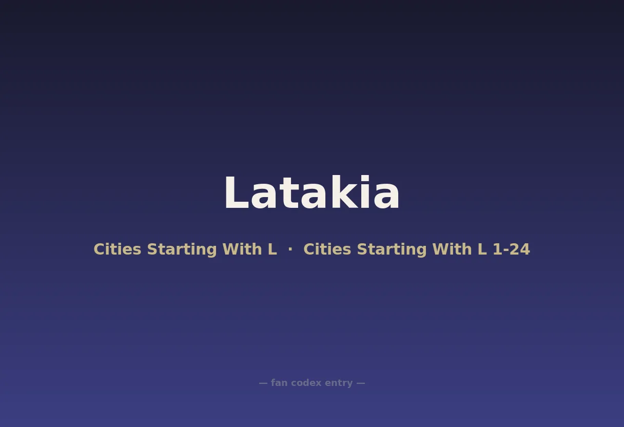Latakia
