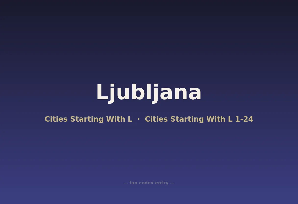 Ljubljana