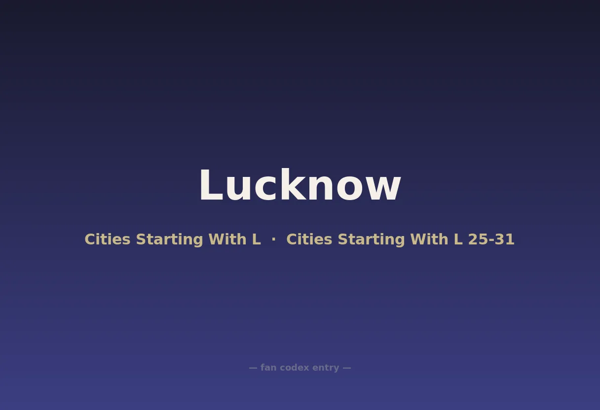 Lucknow
