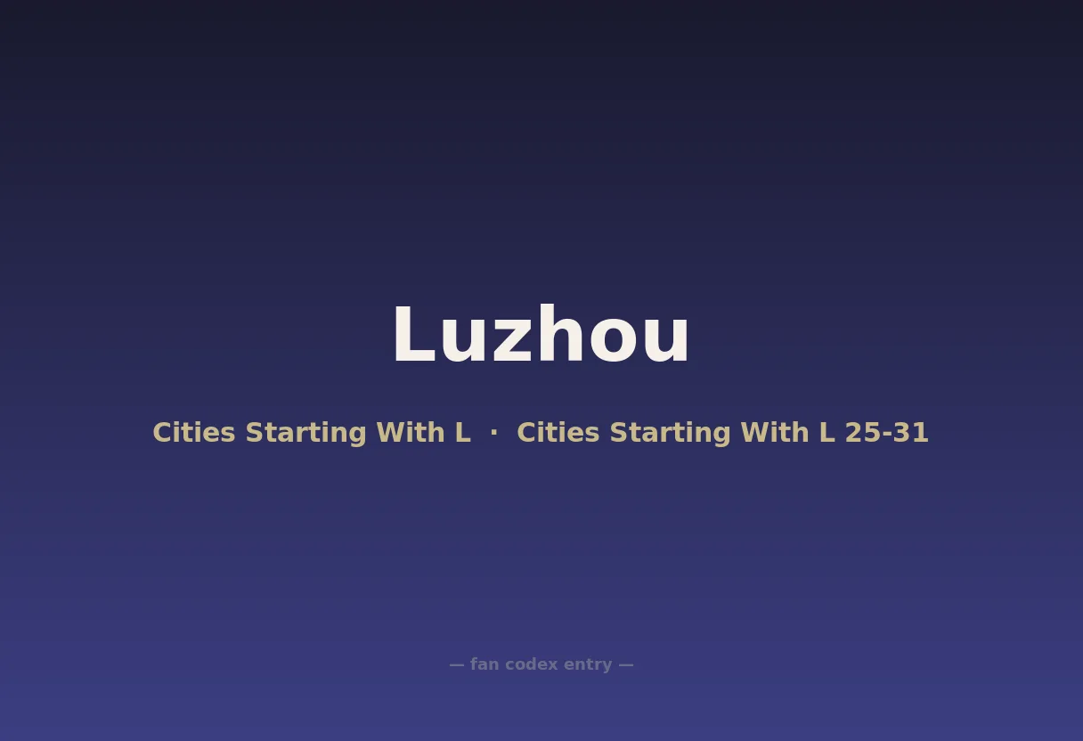 Luzhou